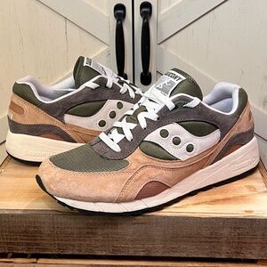 Saucony Shadow 6000 Brown/ Green S70441-56 Men's Size 11